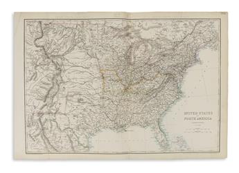(CIVIL WAR.) Ettling, Theodor. Map of the United States of North America.